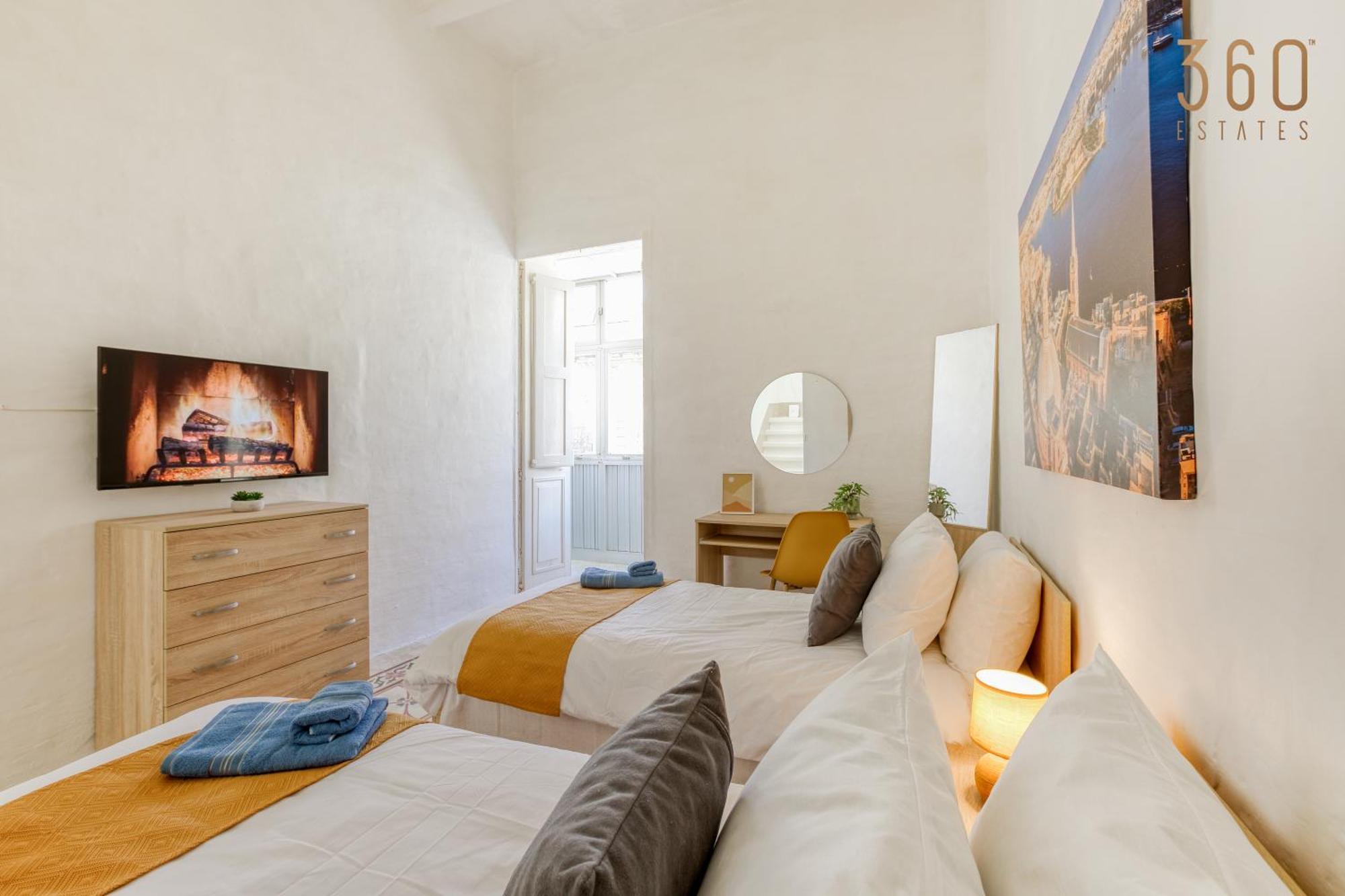 Authentic Townhouse With Backyard In By 360 Estates Sliema